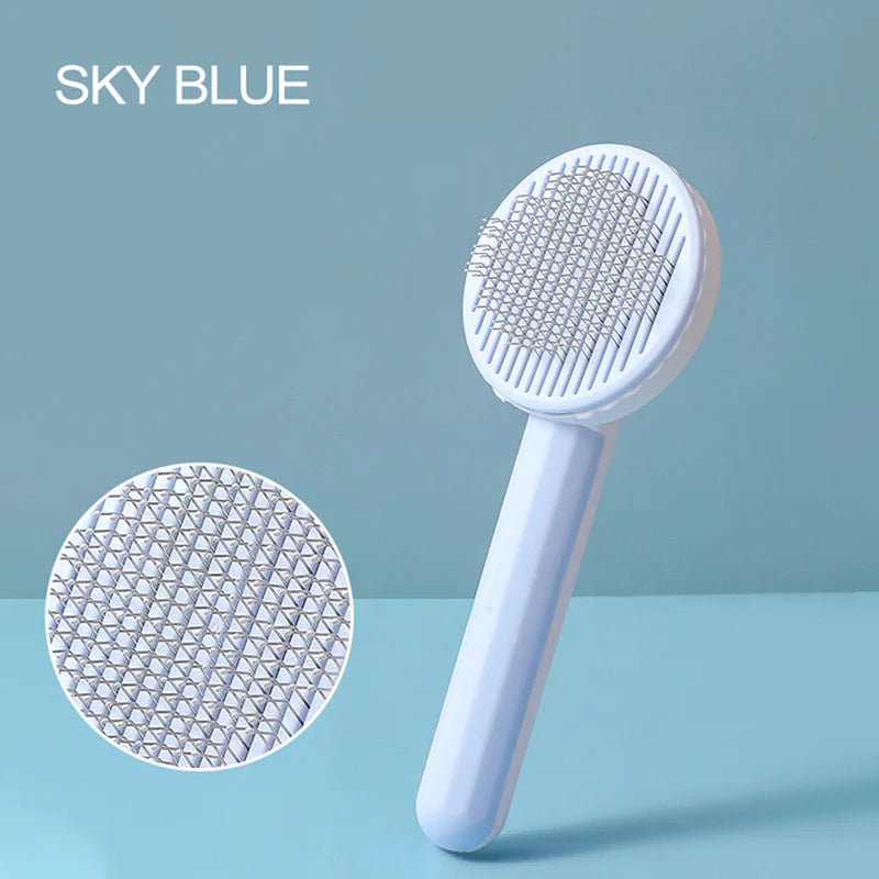 Pet Cat Brush Dog Comb Self Cleaning Slicker Brush for Cat Dog Hair Removes Tangled Pet Hair Massages Comb Cats Accessories